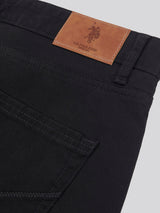 Mens Core 5 Pocket Trouser Black Bright White DHM