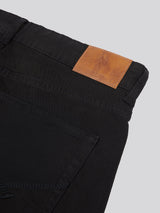 Mens Core 5 Pocket Trouser Black Bright White DHM