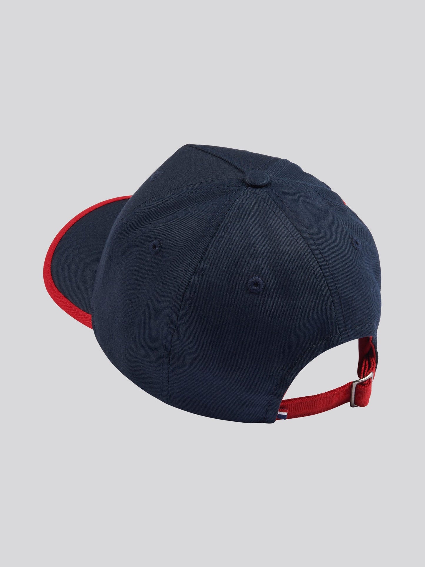 Mens Player 3 Baseball Cap Dark Sapphire Navy / Haute Red DHM