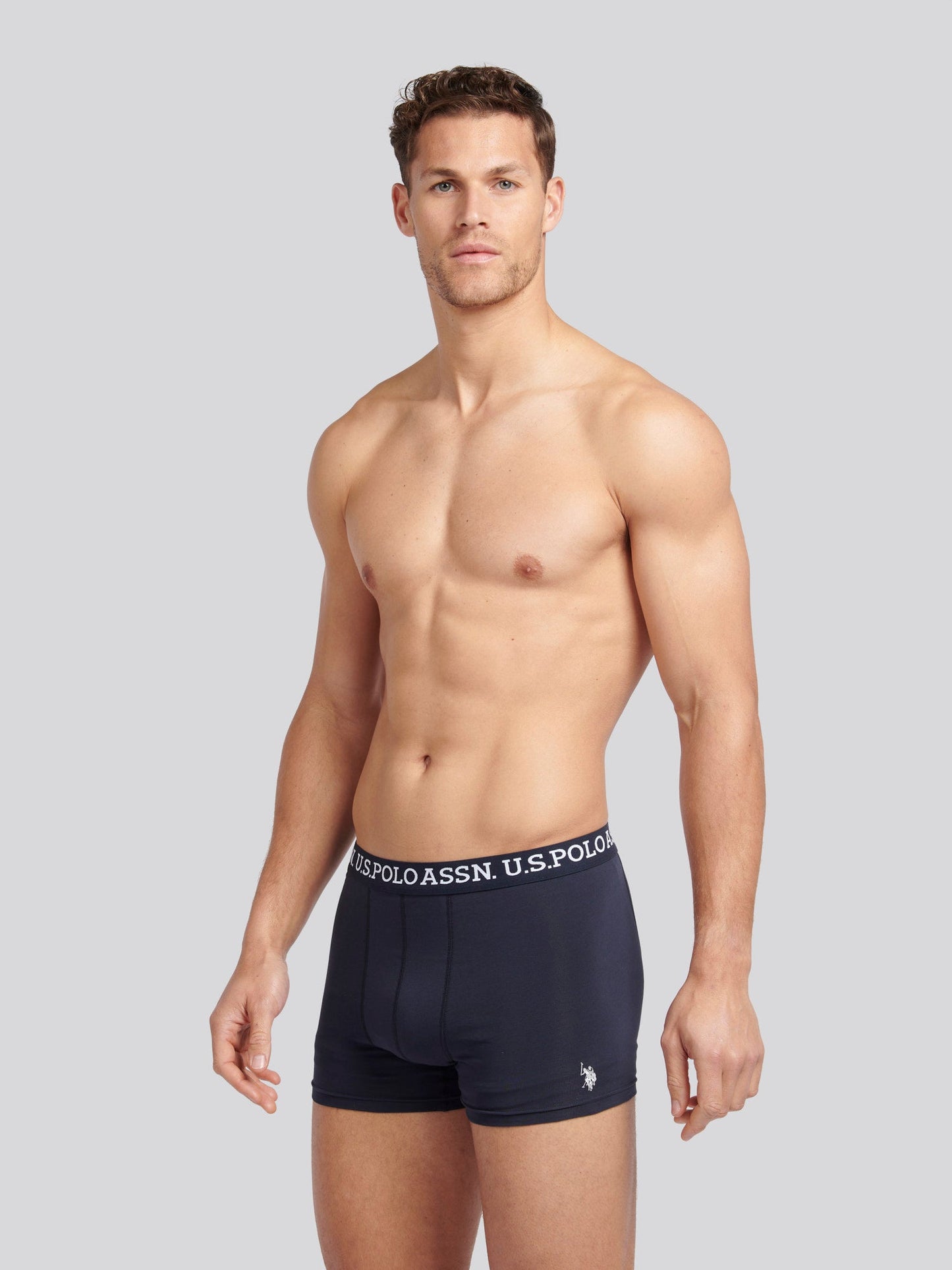 Mens 3 Pack USPA Trunk Dark Sapphire Navy