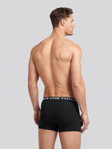 Mens 3 Pack Boxer Shorts Black