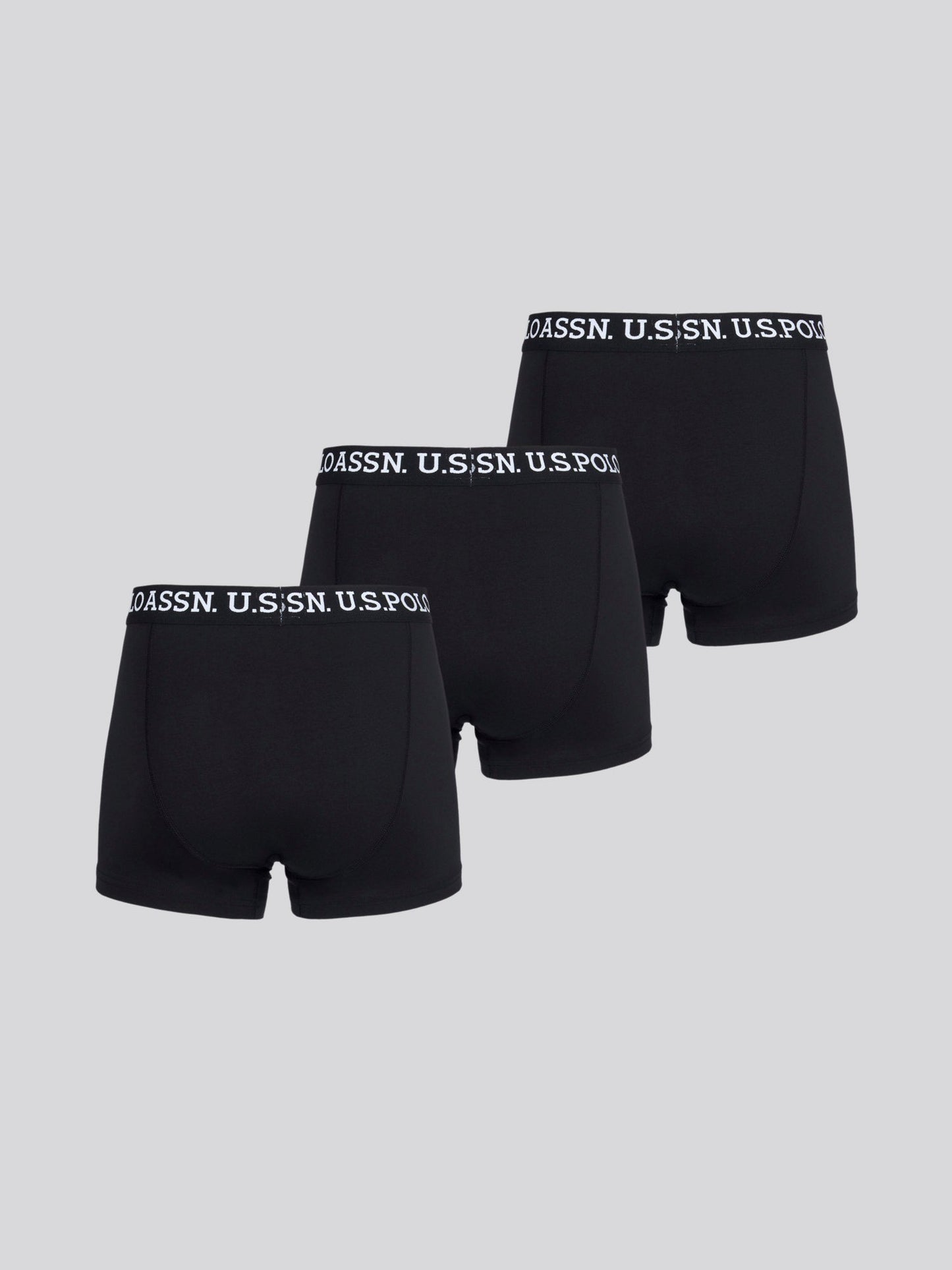 Mens 3 Pack Boxer Shorts Black