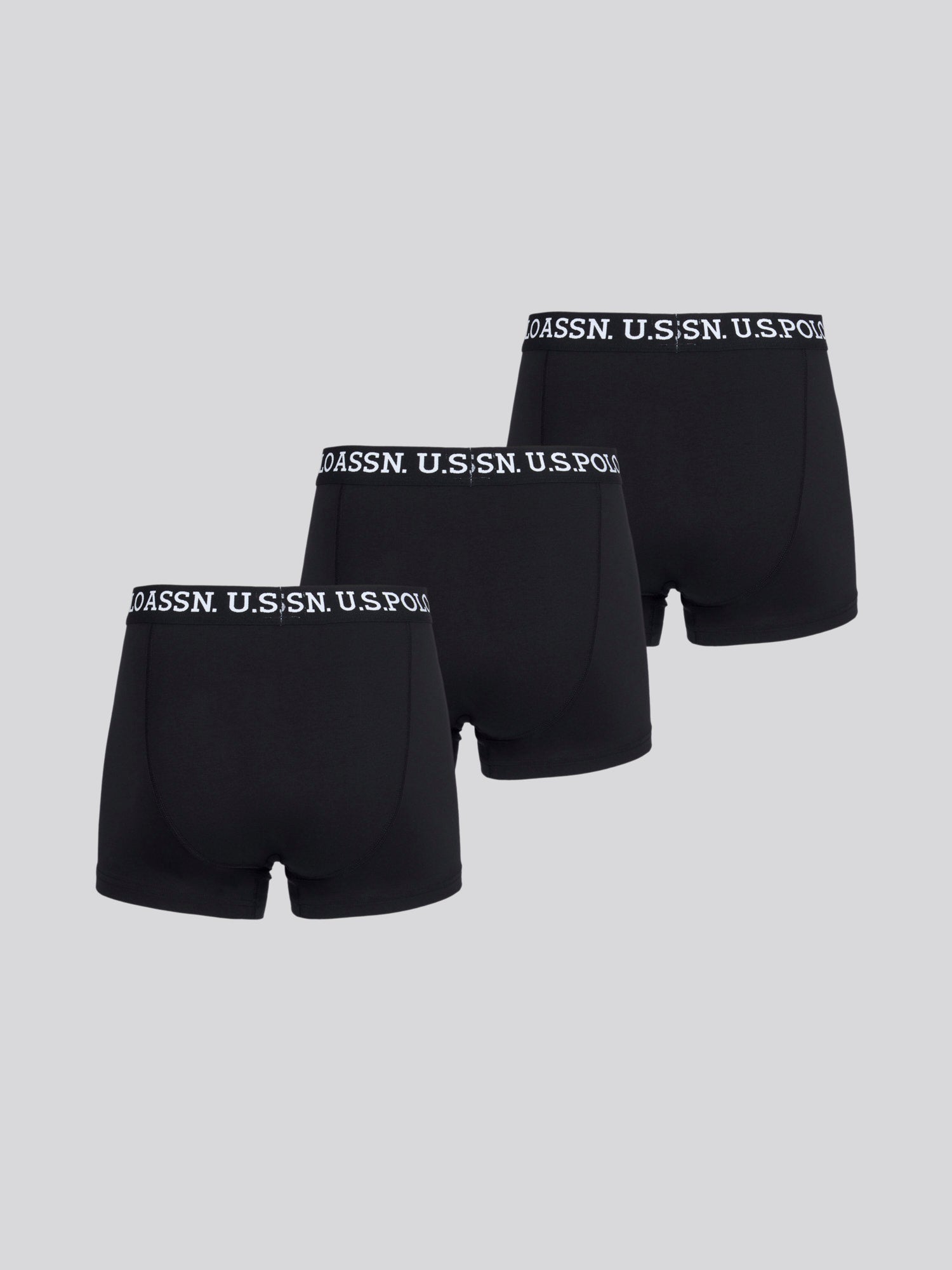 Mens 3 Pack Boxer Shorts Black