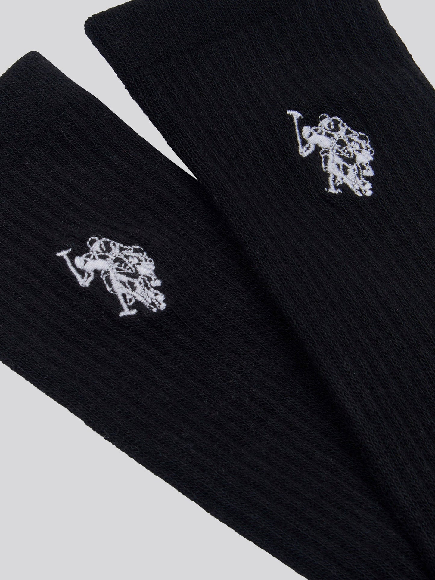 Mens Five Pack Classic Sports Socks in Black