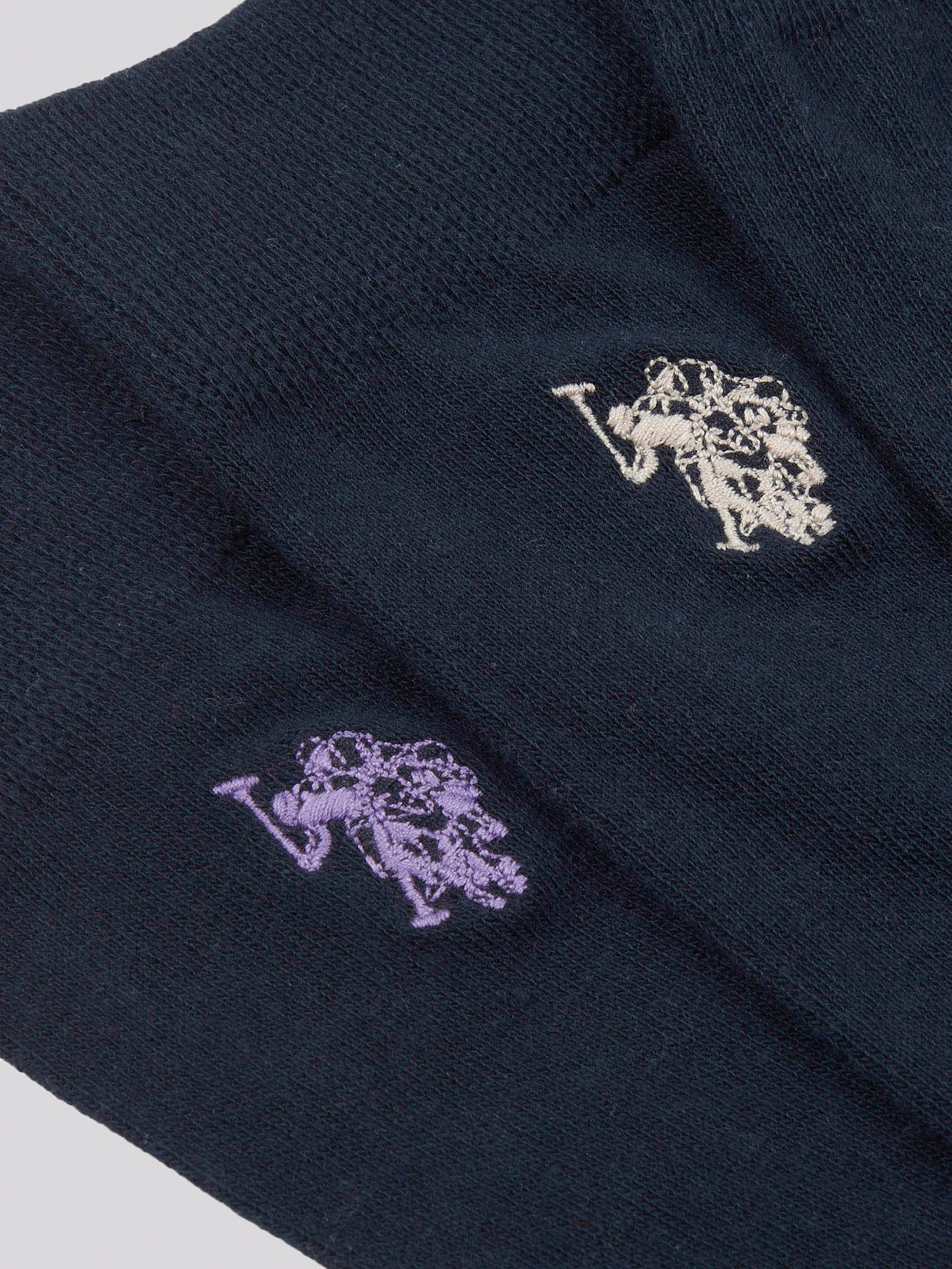 Mens Three Pack Smart Socks in Dark Sapphire Navy