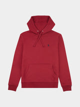 Mens Double Horsemen Hoodie in Tibetan Red