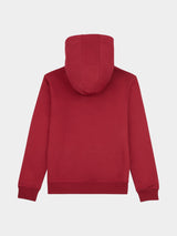 Mens Double Horsemen Hoodie in Tibetan Red