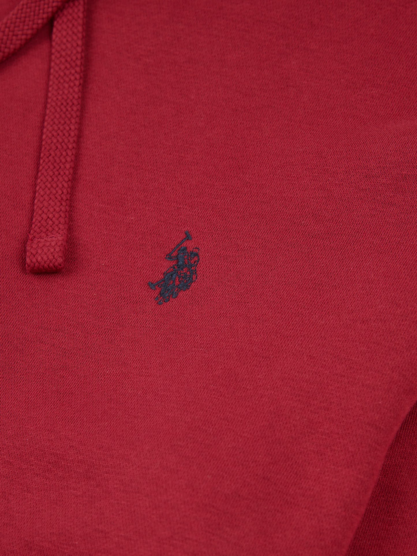 Mens Double Horsemen Hoodie in Tibetan Red