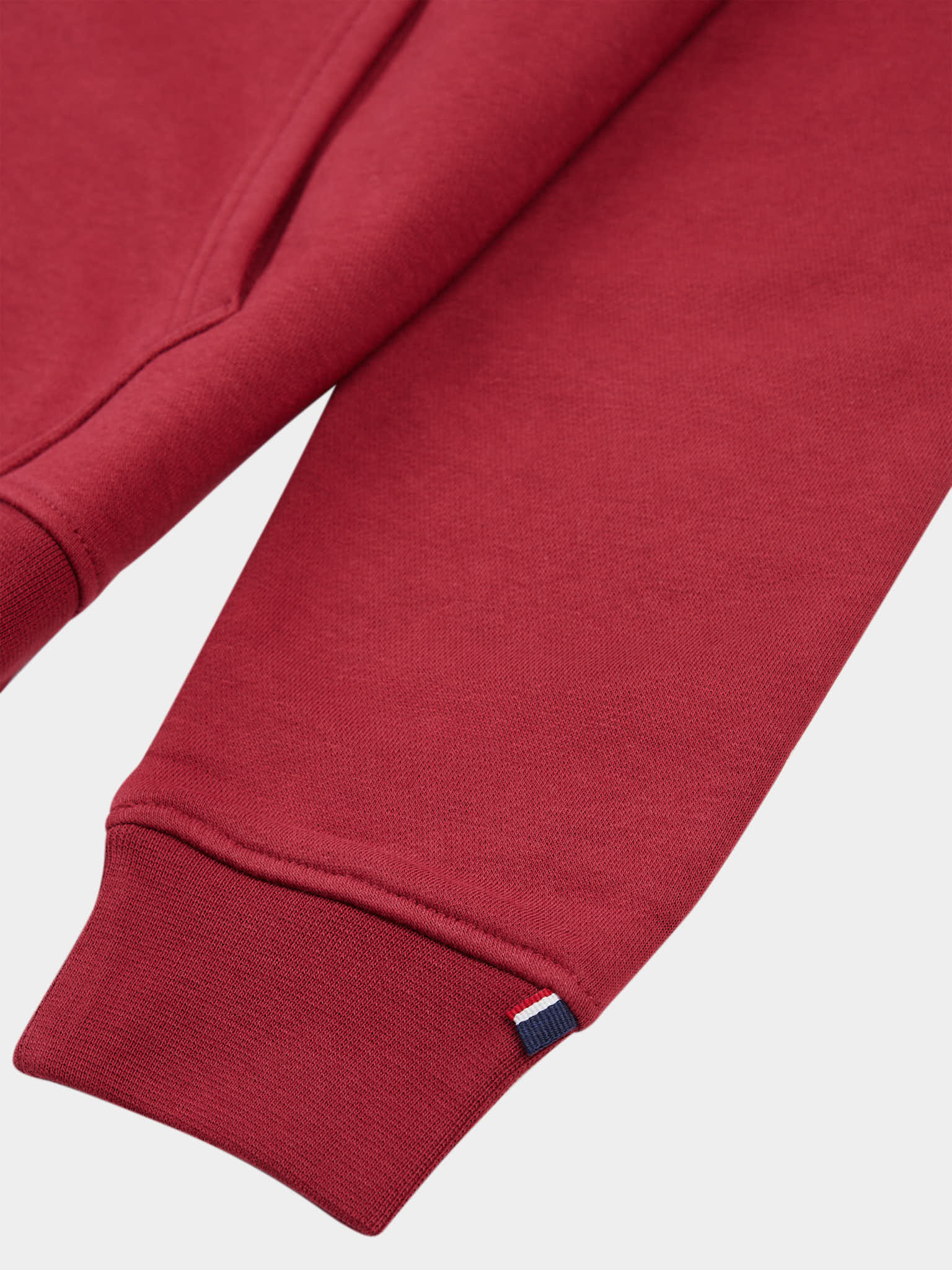 Mens Double Horsemen Hoodie in Tibetan Red