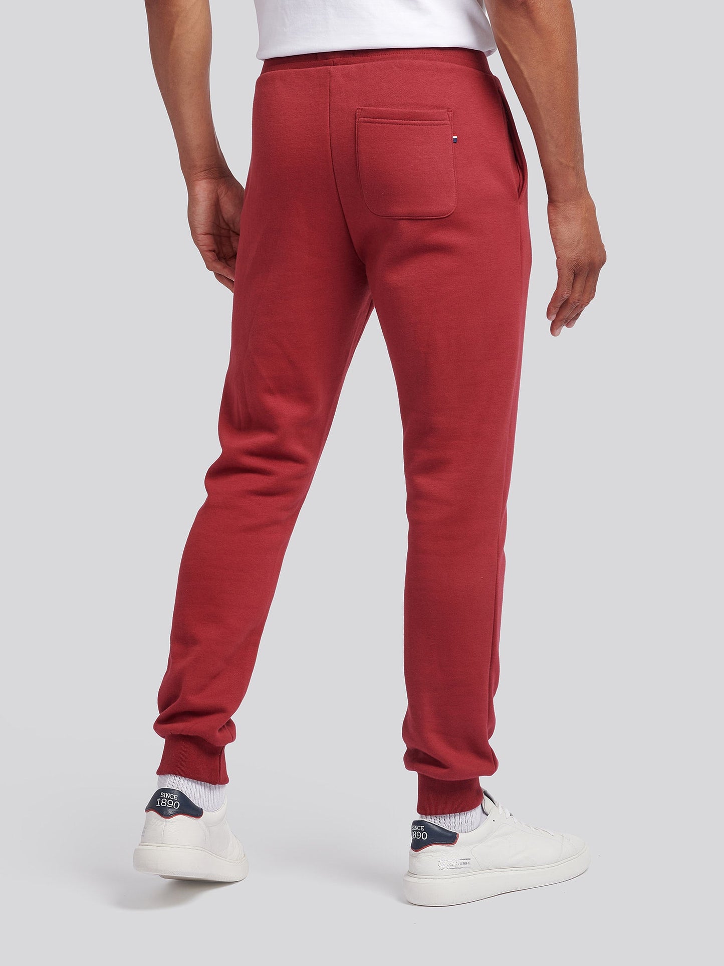 Mens Double Horsemen Jogger in Tibetan Red