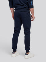 Mens Double Horsemen Jogger in Dark Sapphire Navy / Haute Red DHM