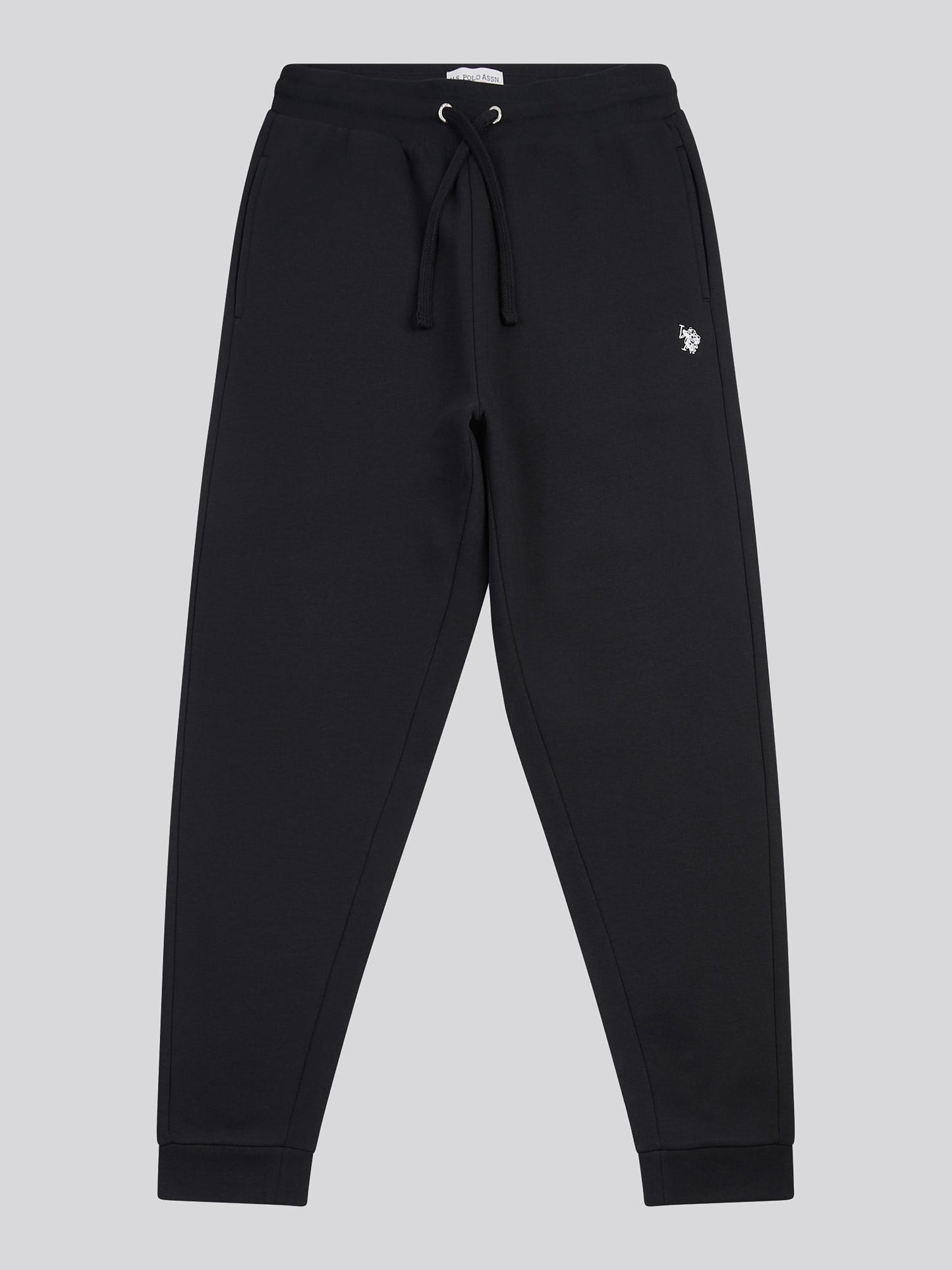 Mens Double Horsemen Jogger in Black Bright White DHM