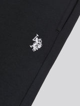 Mens Double Horsemen Jogger in Black Bright White DHM