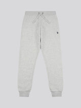 Mens Double Horsemen Jogger in Mid Grey Marl