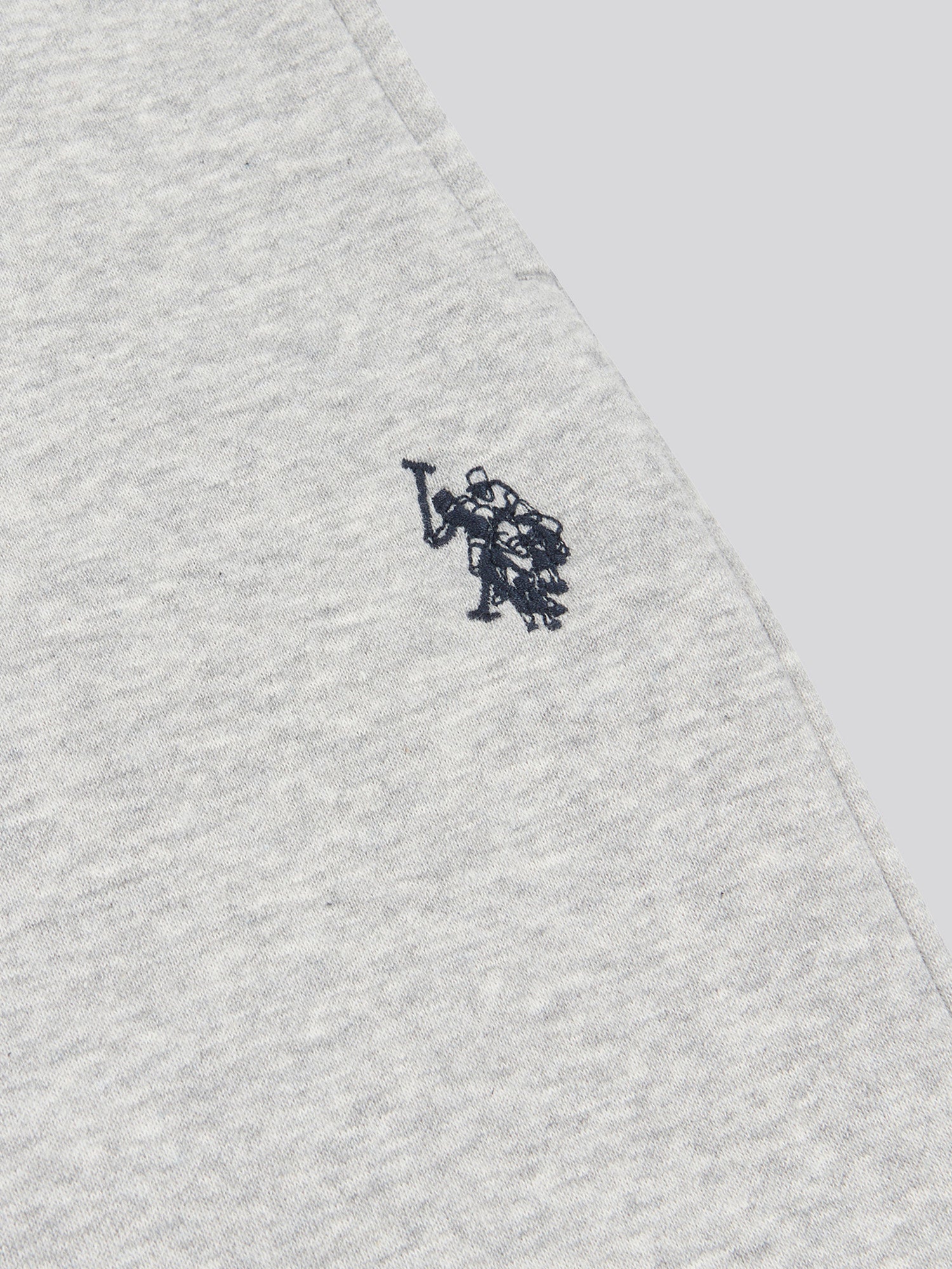 Mens Double Horsemen Jogger in Mid Grey Marl