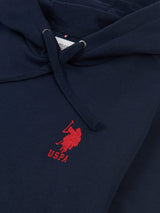 Mens Player 3 Hoodie in Dark Sapphire Navy / Haute Red DHM