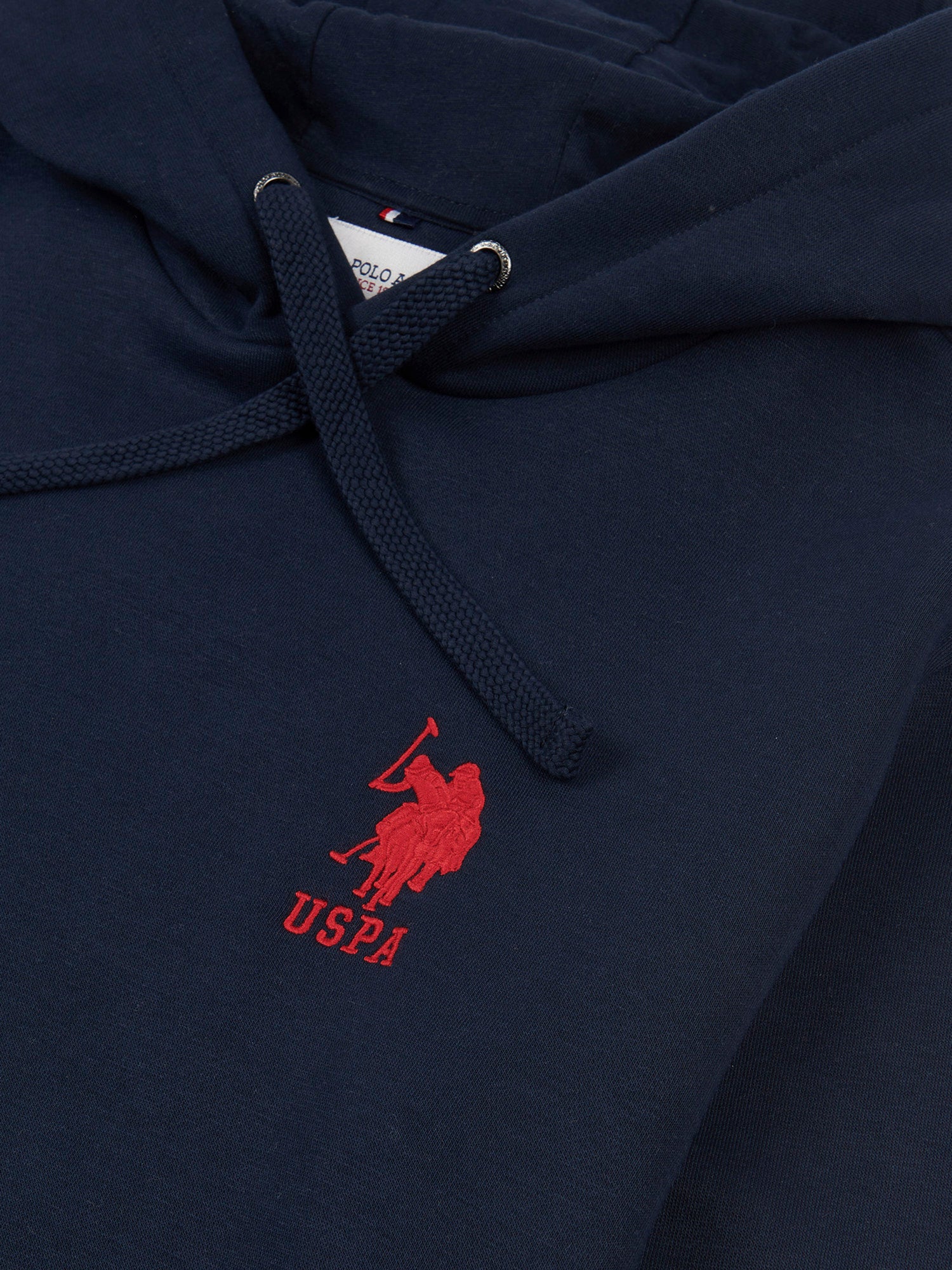 Mens Player 3 Hoodie in Dark Sapphire Navy / Haute Red DHM