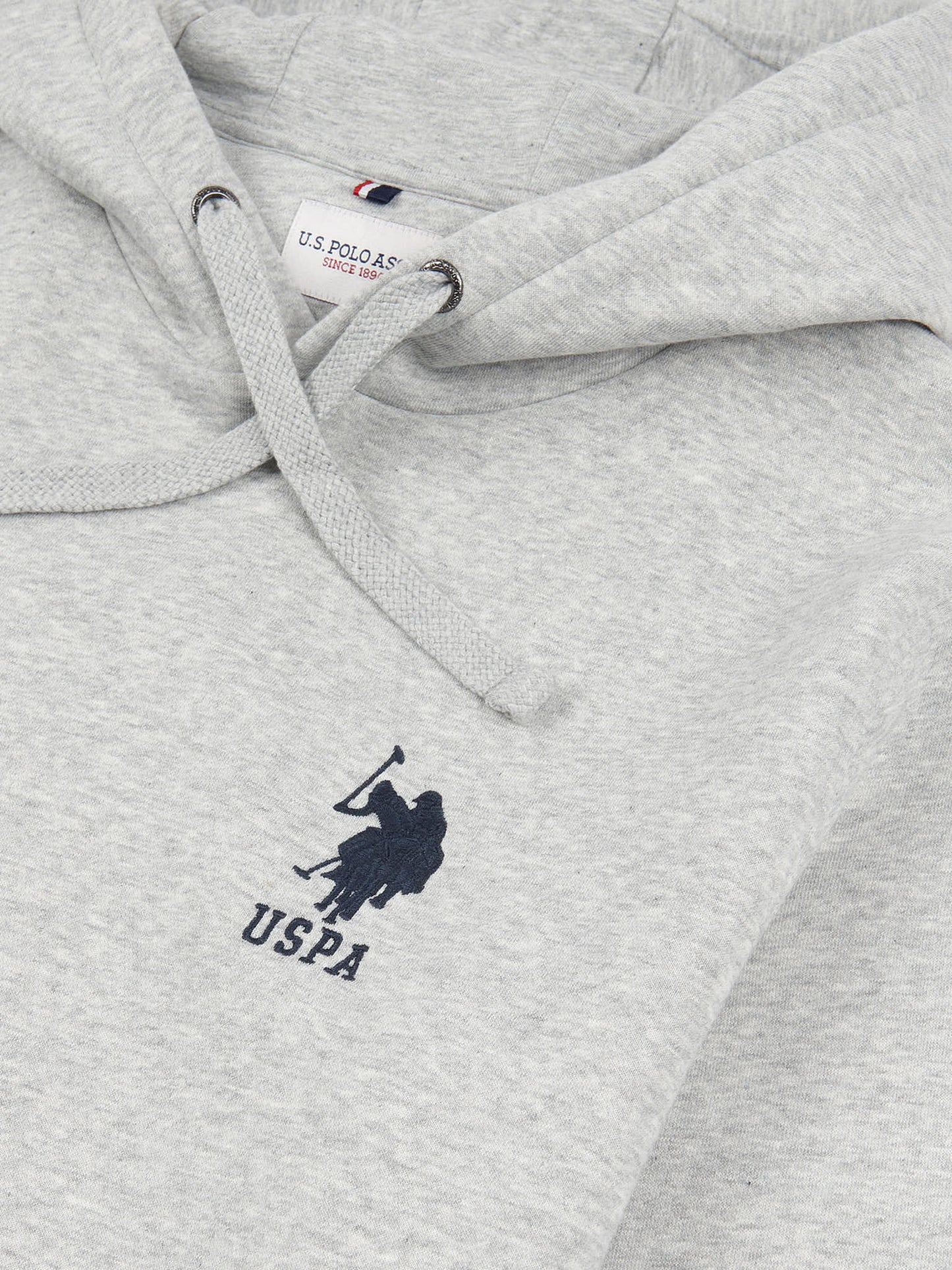 Mens Player 3 Hoodie in Mid Grey Marl