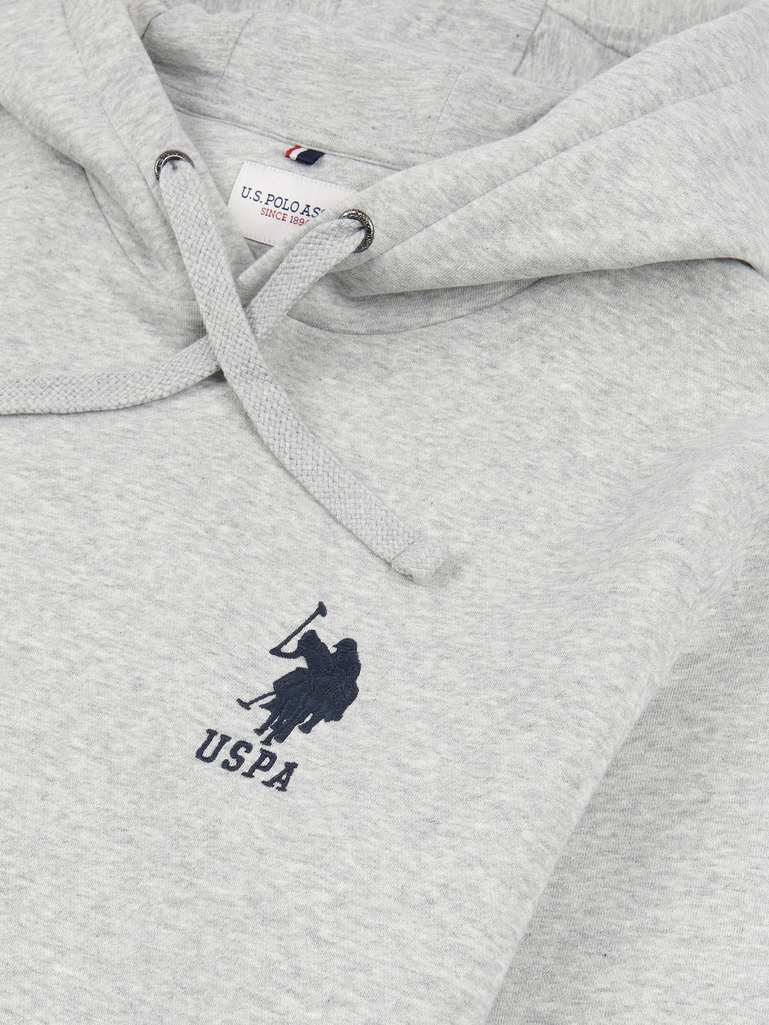 Mens Player 3 Hoodie in Mid Grey Marl