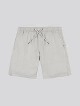 Mens Linen Blend Deck Shorts Harbor Mist