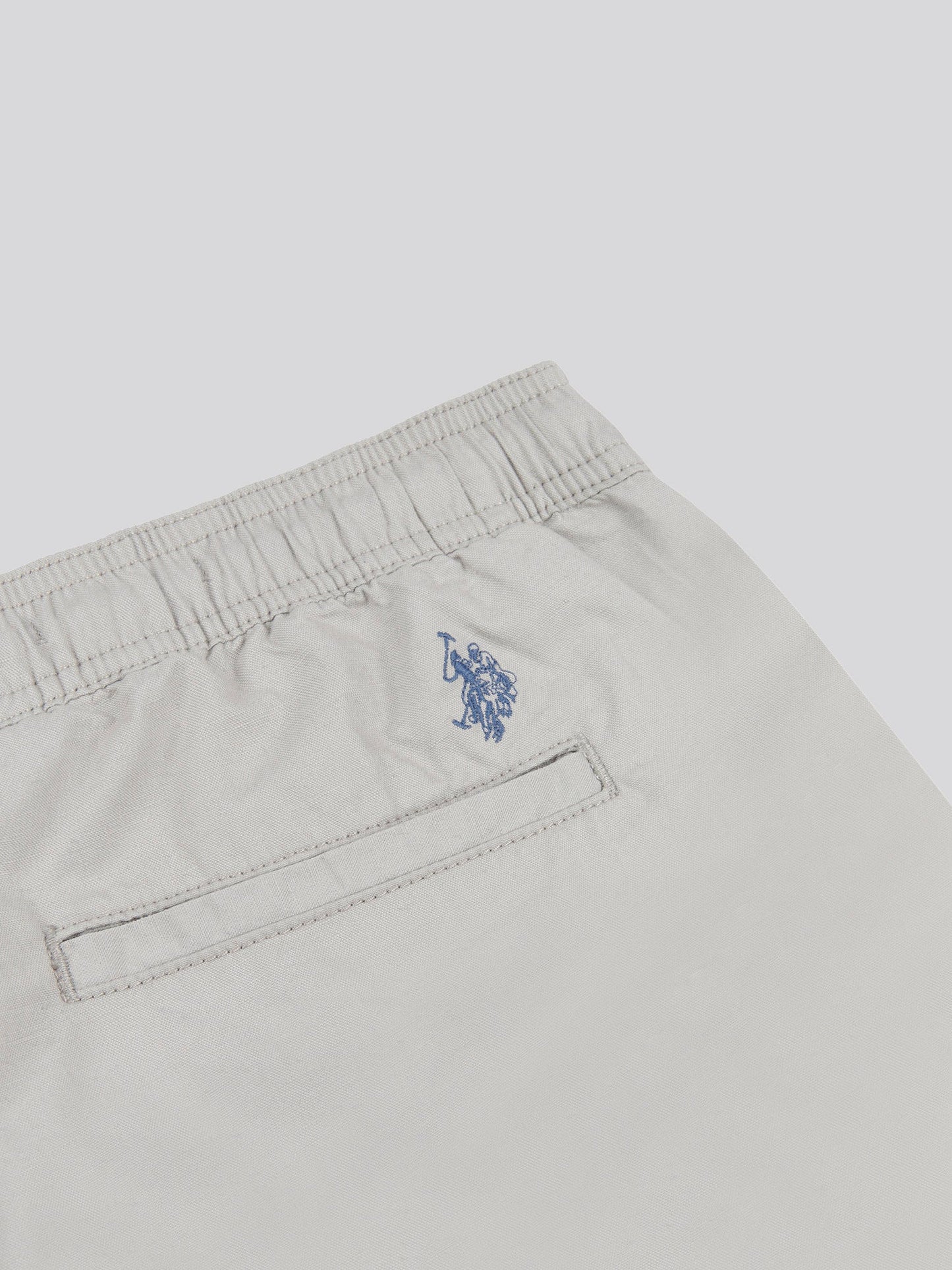 Mens Linen Blend Deck Shorts Harbor Mist