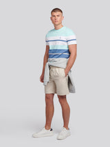 Mens Linen Blend Deck Shorts French Oak