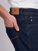 Mens Classic Fit Jean Rinse Wash