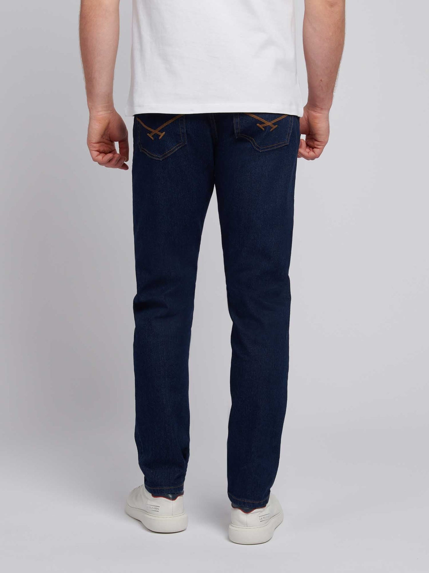 Mens Classic Fit Jean Rinse Wash