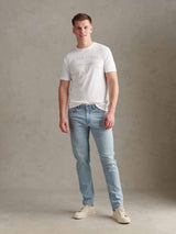 Mens Classic Fit Jean Mid Wash