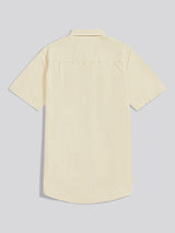 Mens  Short Sleeve Oxford Shirt French Vanilla