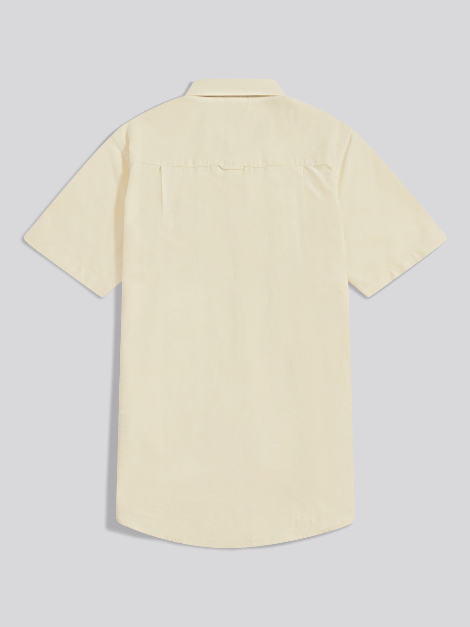 Mens  Short Sleeve Oxford Shirt French Vanilla
