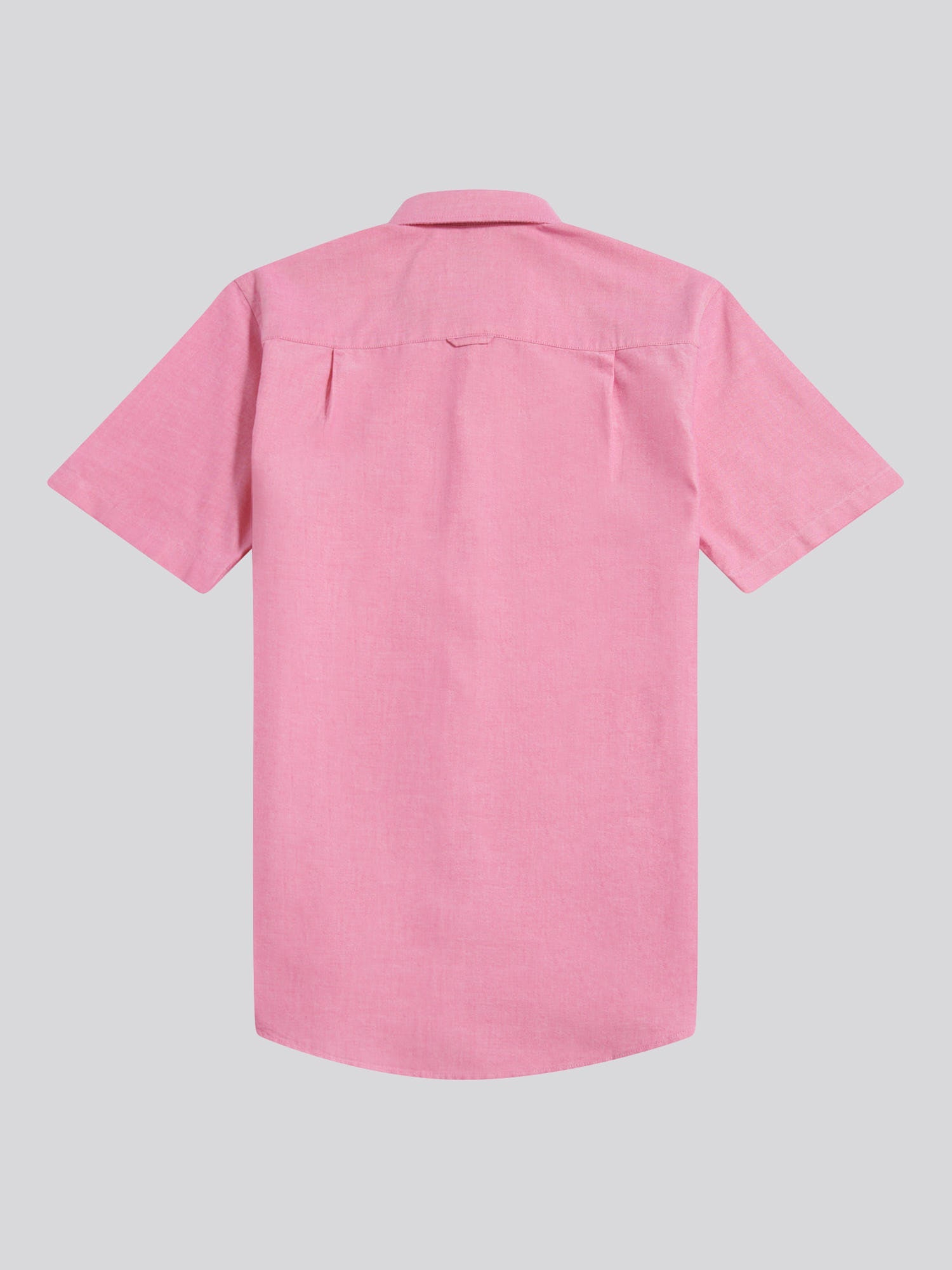 Mens  Short Sleeve Oxford Shirt Chateau Rose