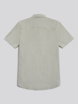 Mens  Short Sleeve Oxford Shirt Sea Spray
