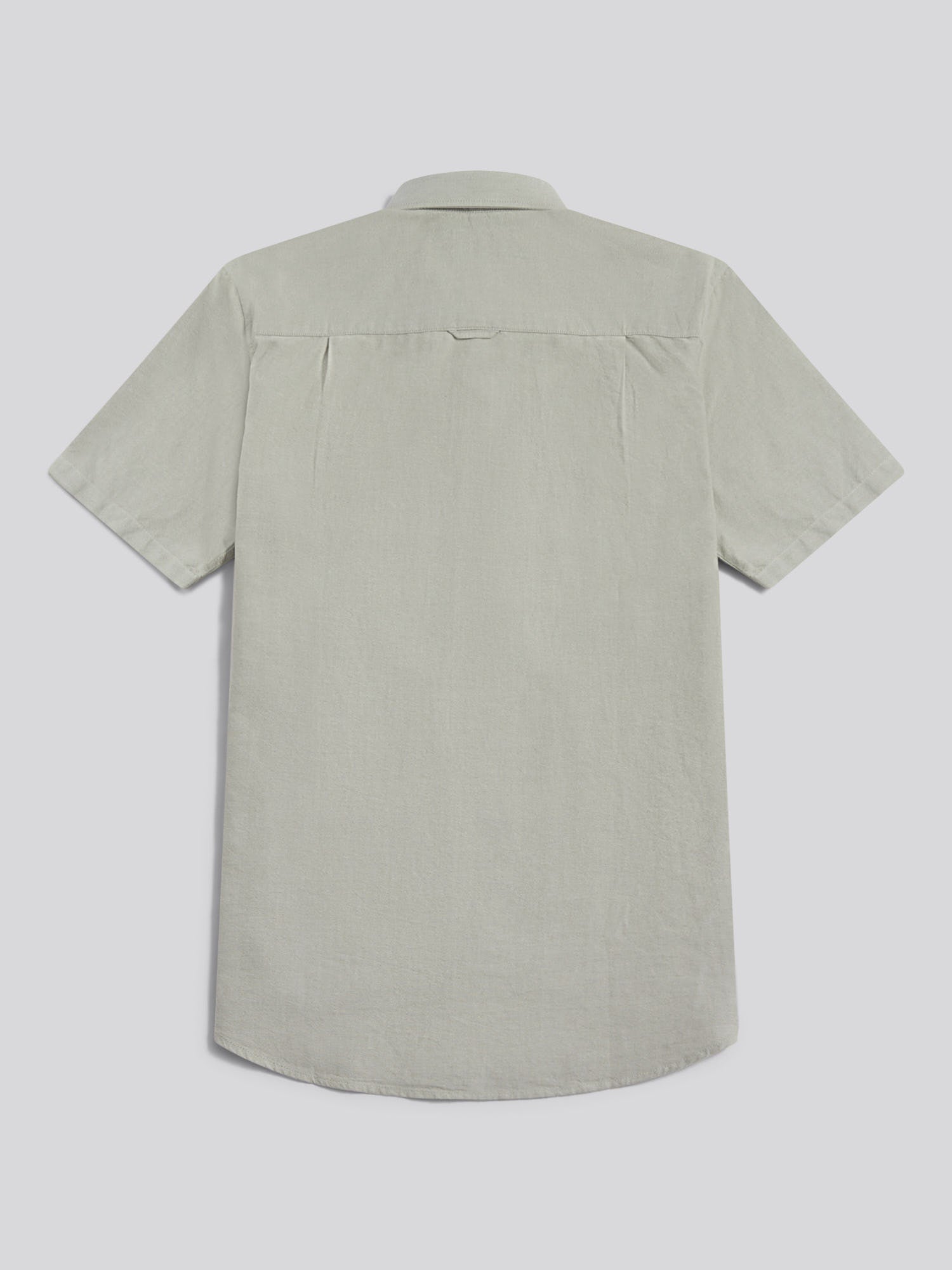 Mens  Short Sleeve Oxford Shirt Sea Spray