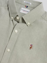 Mens  Short Sleeve Oxford Shirt Sea Spray