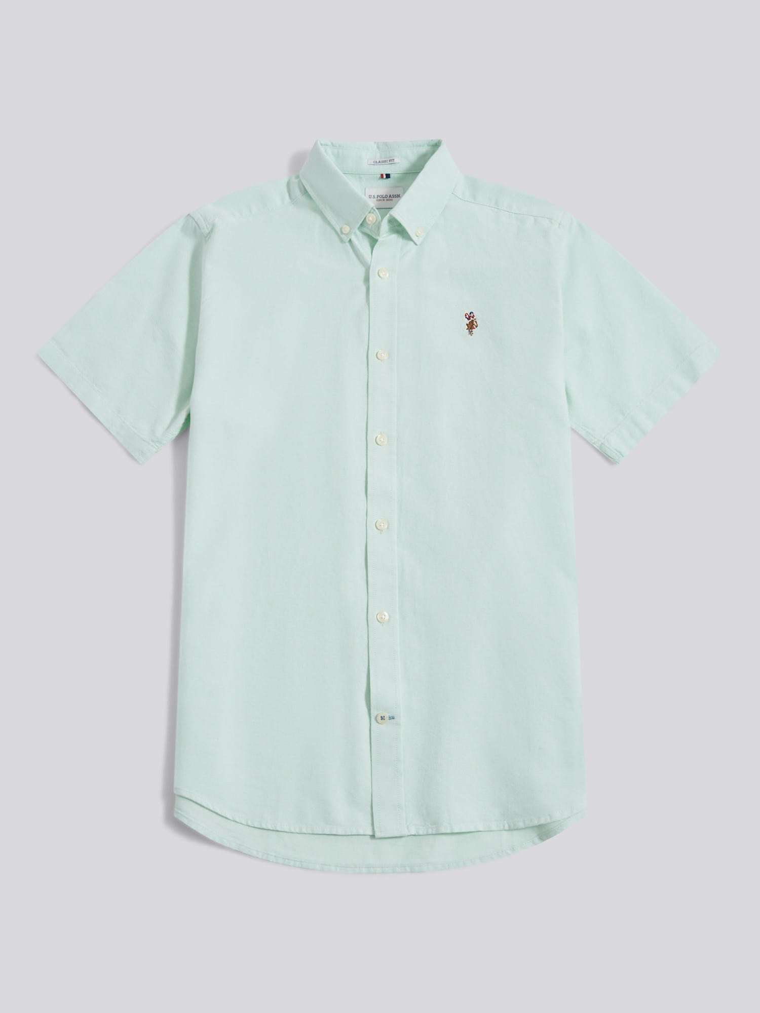 Mens  Short Sleeve Oxford Shirt Bay