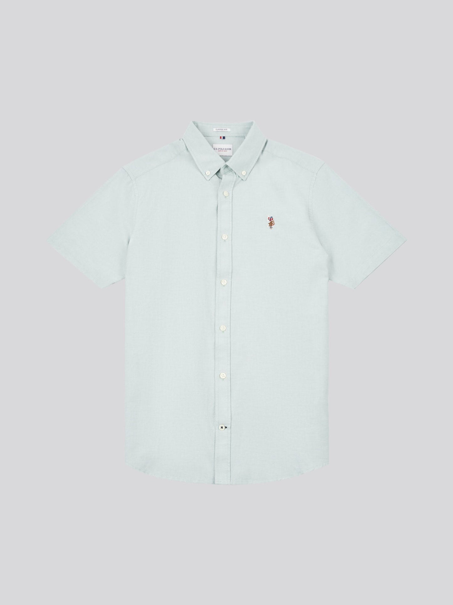 Mens  Short Sleeve Oxford Shirt Green Bay