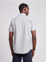 Mens  Short Sleeve Oxford Shirt Mulled Basil
