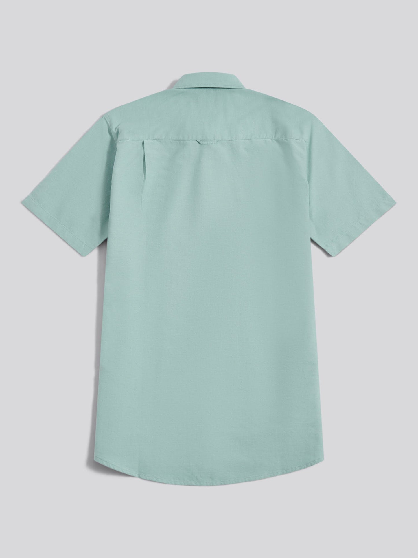 Mens  Short Sleeve Oxford Shirt Aquifer