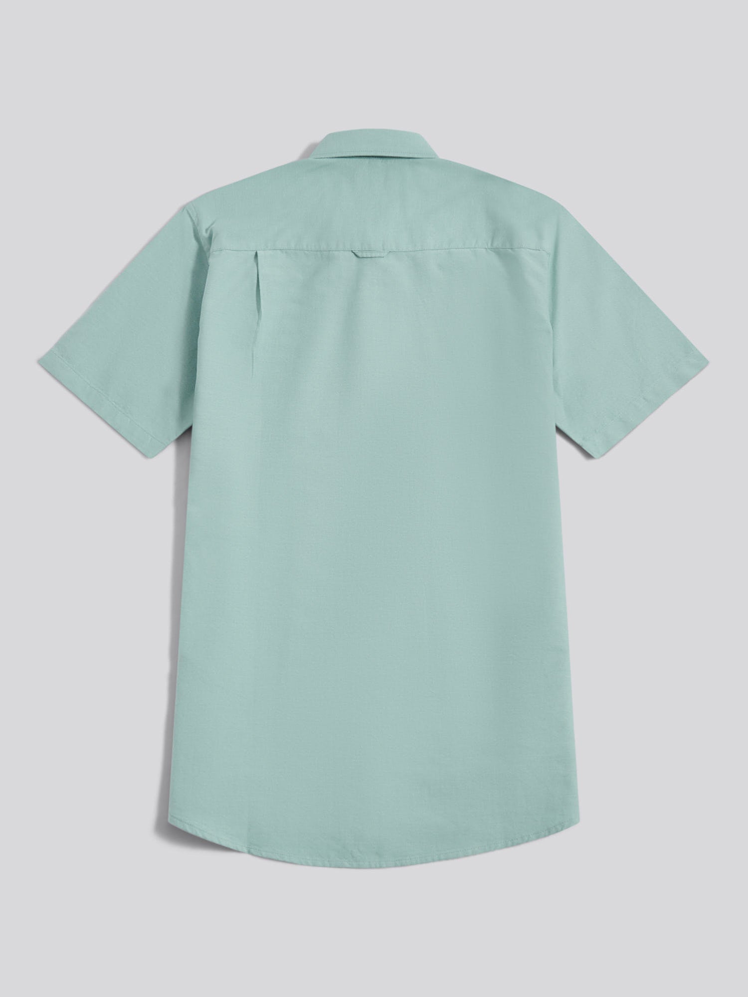 Mens  Short Sleeve Oxford Shirt Aquifer
