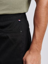 Mens Bedford Cord 5 Pocket Trouser in Black