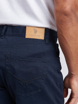 Mens Bedford Cord 5 Pocket Trouser in Dark Sapphire Navy