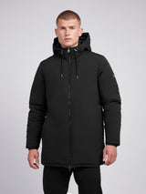 Mens Smart Parka in Black