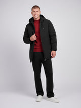 Mens Smart Parka in Black
