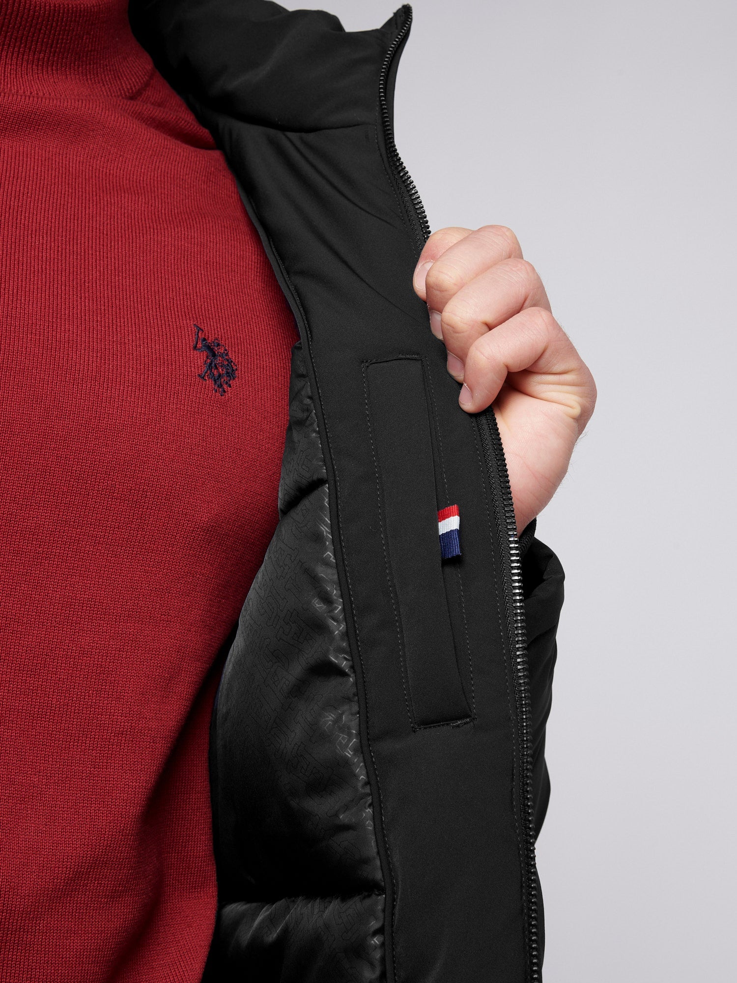 Mens Smart Parka in Black