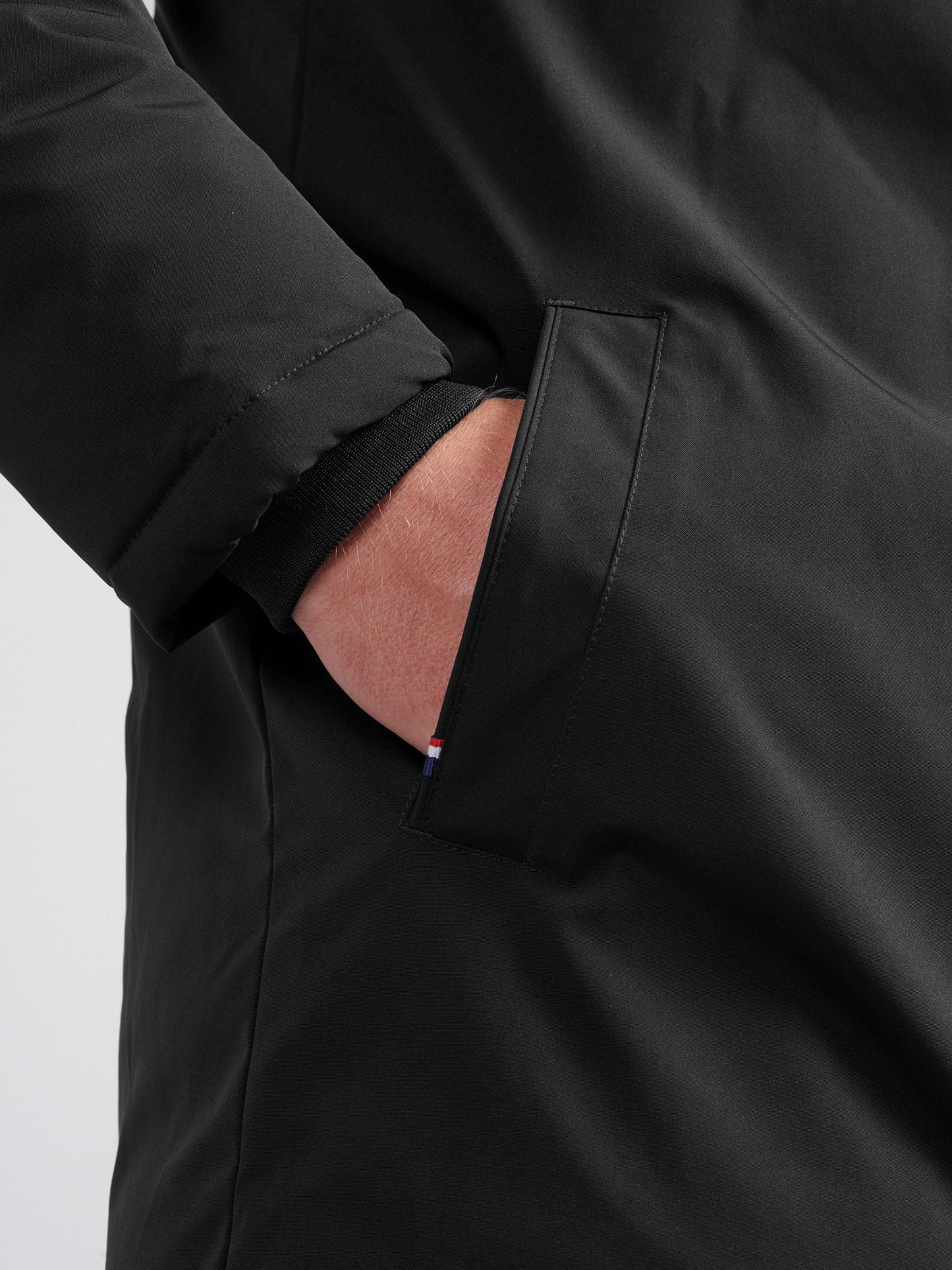 Mens Smart Parka in Black