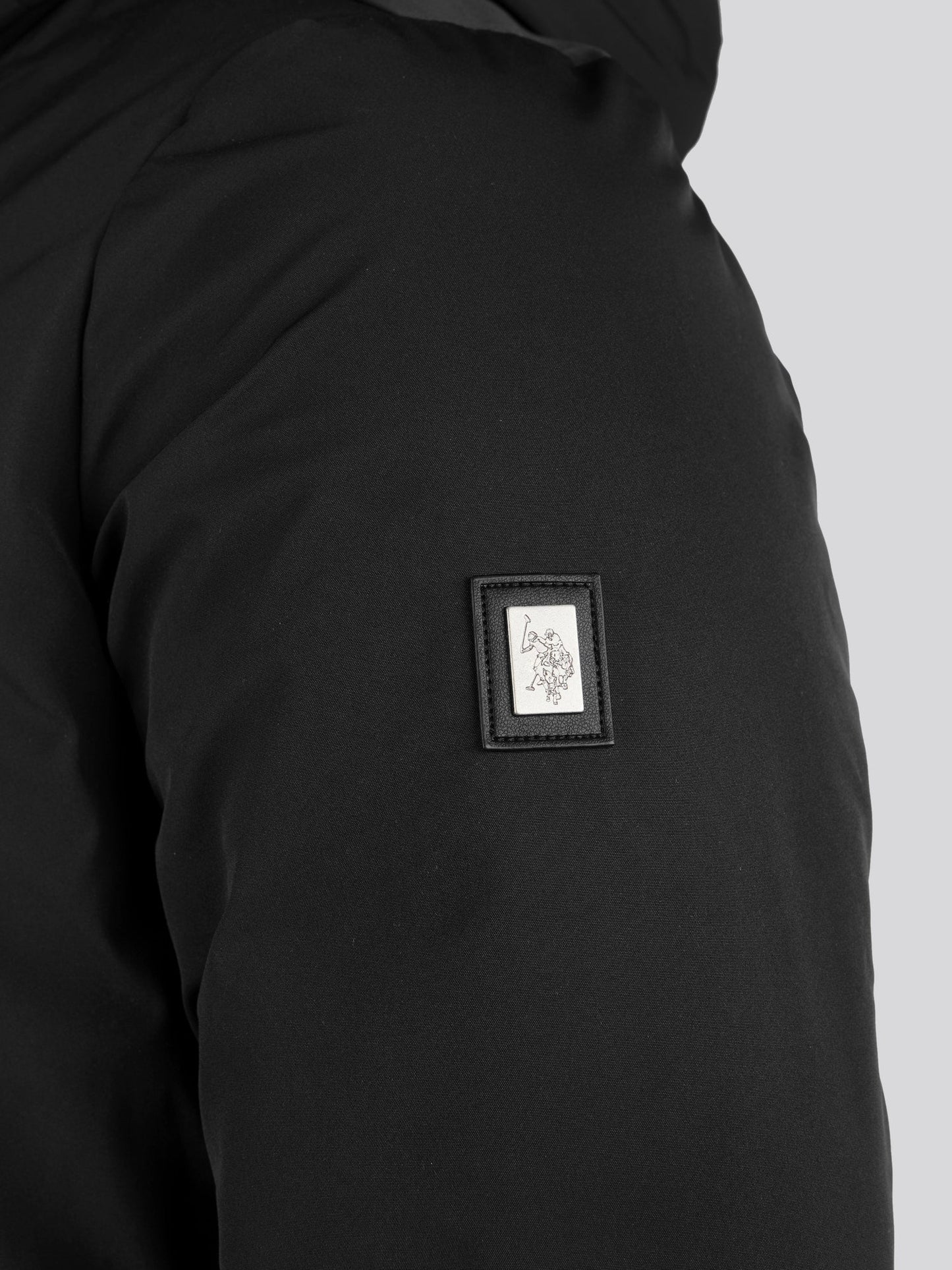 Mens Smart Parka in Black