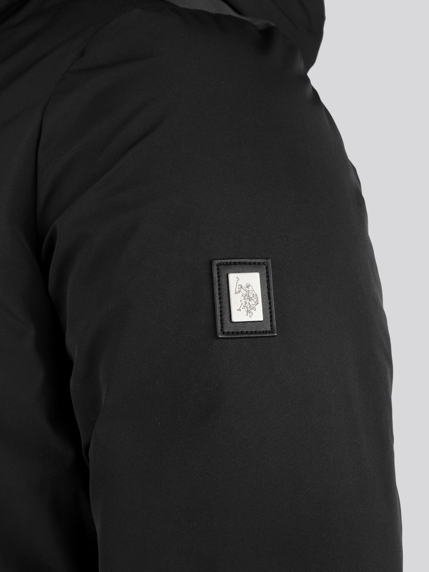 Mens Smart Parka in Black