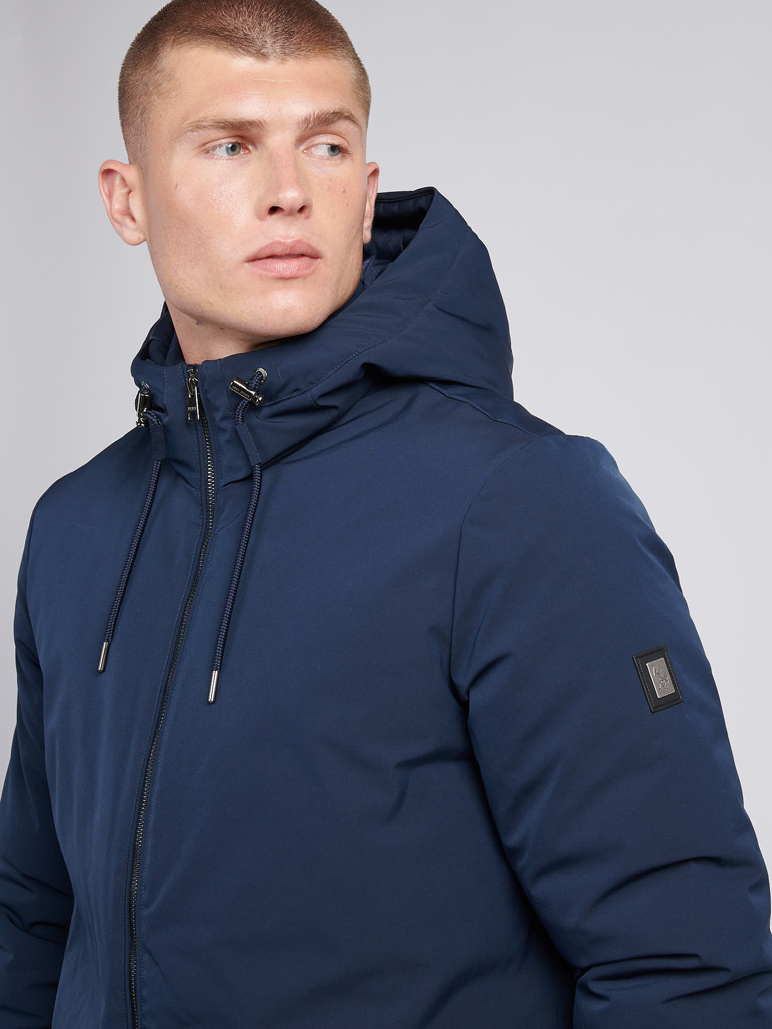 Mens Smart Parka in Dark Sapphire Navy