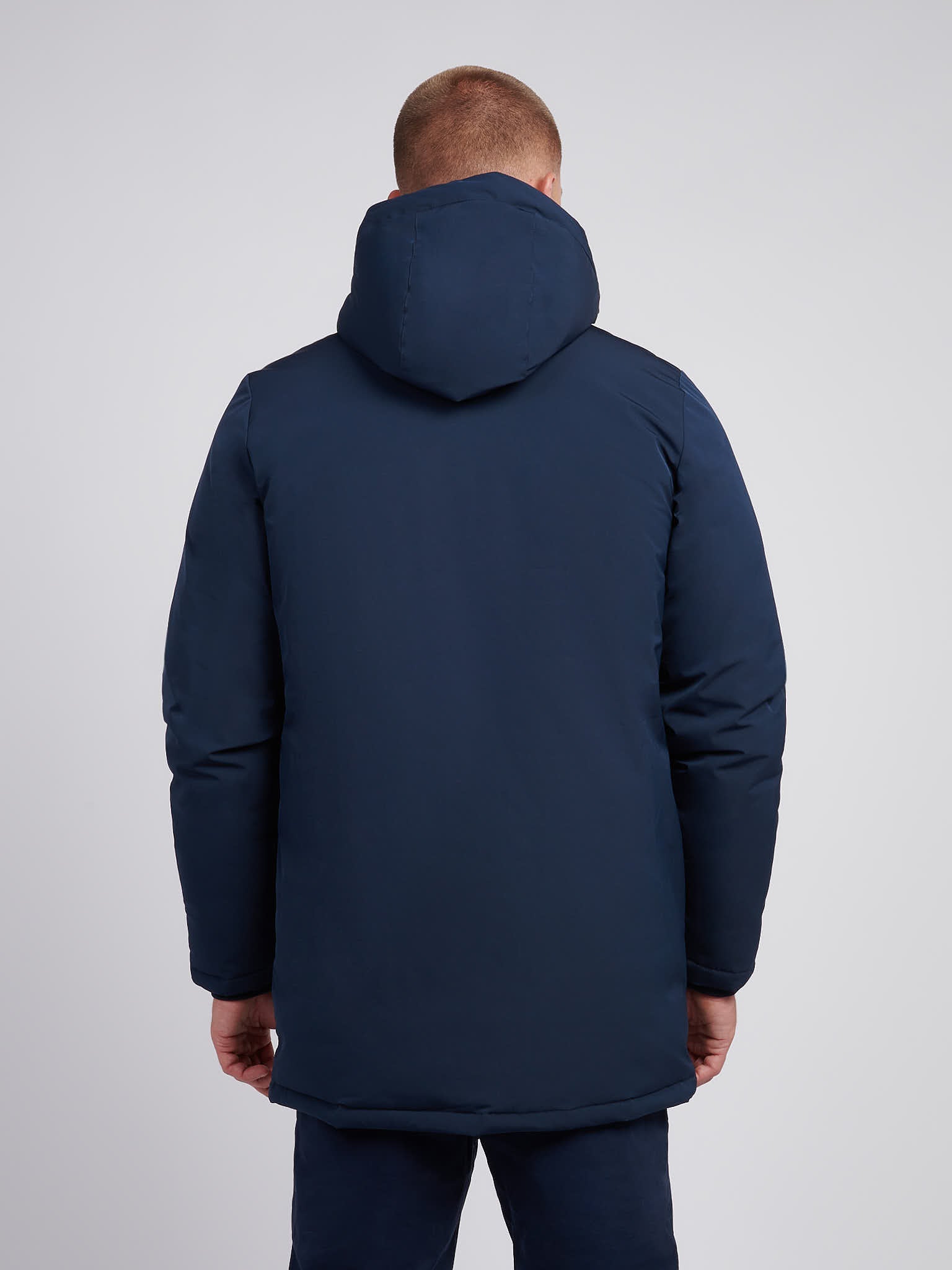 Mens Smart Parka in Dark Sapphire Navy